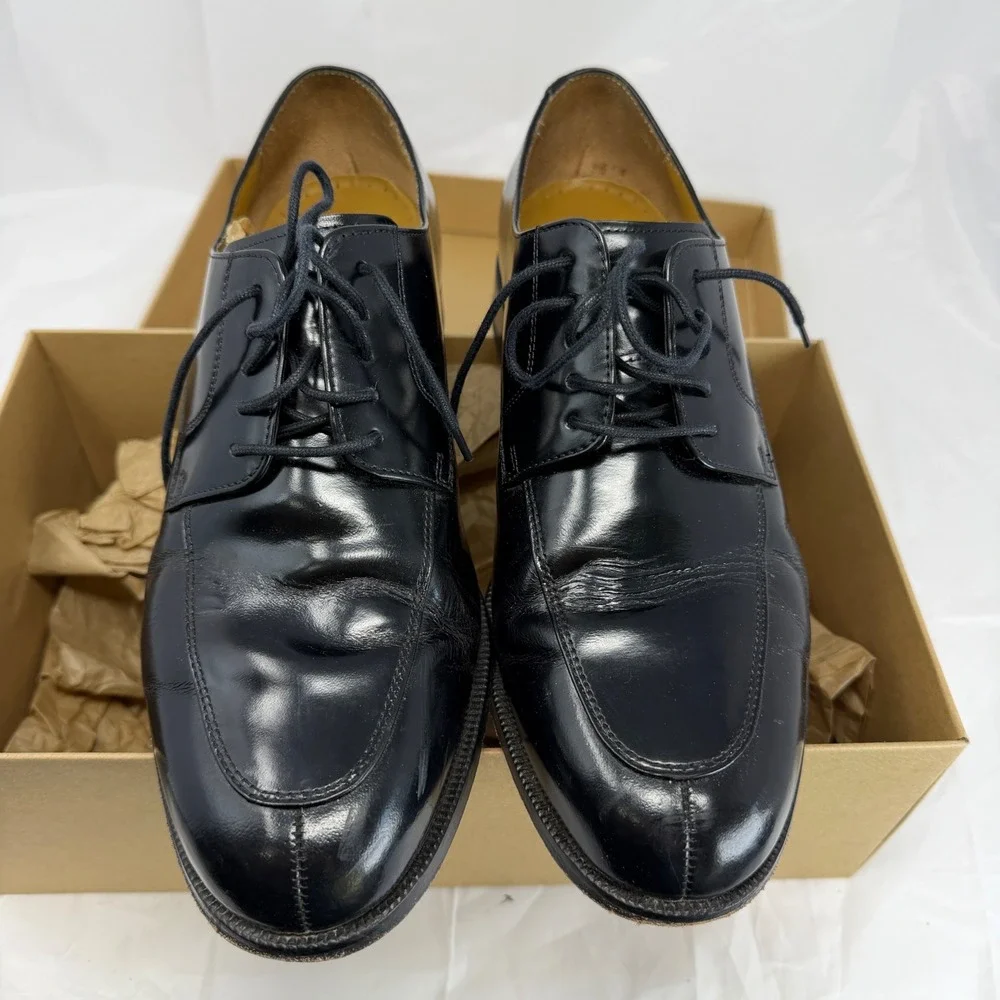 Cole Haan Air Carter Split Black Leather Derby Shoes Nike Air Mens 10 M C07224